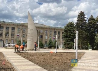 Благоустройство площади Комсомольской в Волжском вышло на финальную стадию