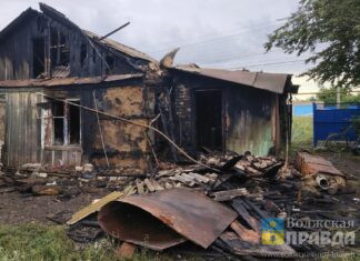 В Волгоградской области в частном доме сгорели мужчина и женщина