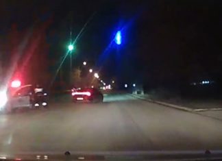 Видео ночной погони со стрельбой в Волжском опубликовала полиция
