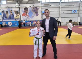 Юная спортсменка из Волжского Дарья Сафронова завоевала «бронзу» на первенстве ЮФО по дзюдо