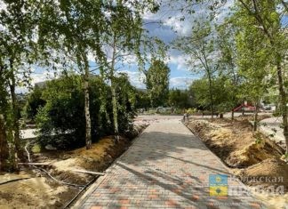 В сквере на площади Труда в Волжском появится ротонда, фонтан и новые цветники