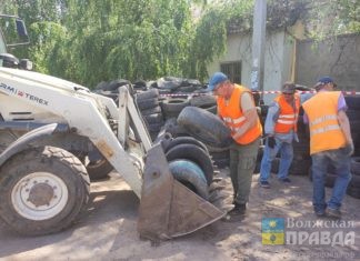 «Ситиматик-Волгоград» вывез на утилизацию более 700 отработанных автопокрышек с территории областного центра