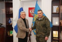 Нового военного комиссара Волжского с Днём защитника Отечества поздравил спикер гордумы