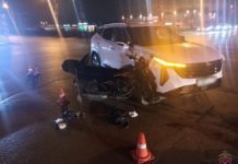 В Волжском внедорожник столкнулся с мотоциклом