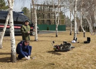 Мотоциклист пытался поджечь братскую могилу на Мамаевом кургане