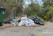 Волжане пожаловались на гору мусора в центре города