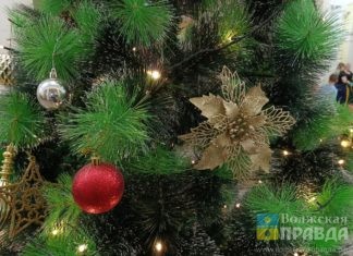 С Новым годом и Рождеством волжан поздравили ветераны игрушки на новогодней елке