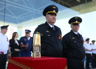 В Волгоградскую область привезли «Огонь Победы»