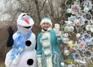 Из коробок, киноплёнки и химической посуды: на Параде ёлок волжане представили более 100 «лесных красавиц» собственного изготовления