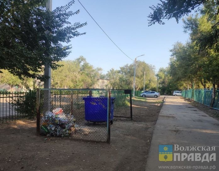 Мусорная площадка. пр. Ленина, 59а