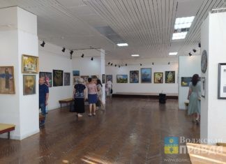Волжские художники открыли душу на выставке ко Дню города