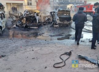 Появилось видео последствий пожара в 4 автомобилях, где погиб 3-летний ребенок