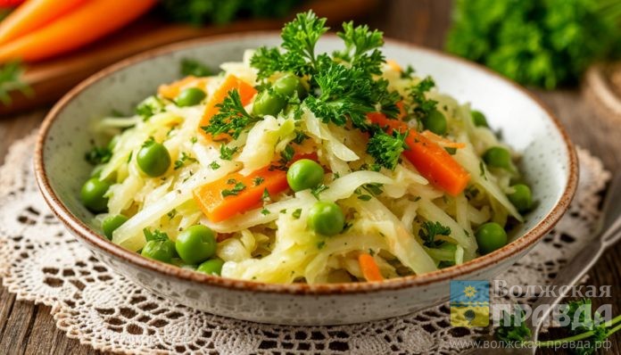 салат из капусты