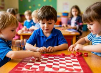Победила «мудрость»: в Волжском прошёл турнир по шашкам среди дошколят