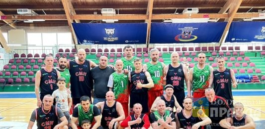 Ветераны волжского баскетбола сыграли на выезде в турнире, посвящённом Дню Победы