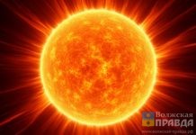 Солнце показало жителям Волжского «фаер-шоу»