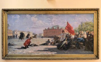 В Волгограде нашли полотно из уничтоженной Сталинградской галереи