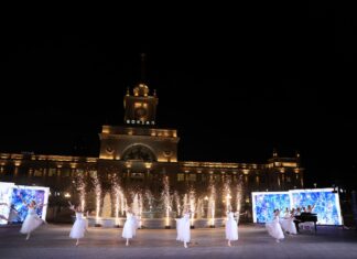 В Волгограде открыли Привокзальную площадь и фонтан «Детский хоровод»